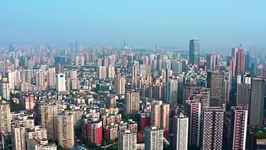 4k航拍重庆南岸区密集高楼城市建设视频的预览图